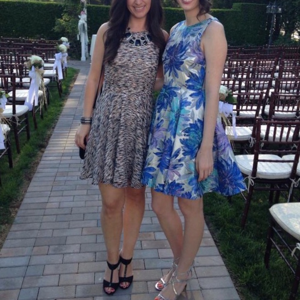 French Connection Short Dress With Flare Skirt